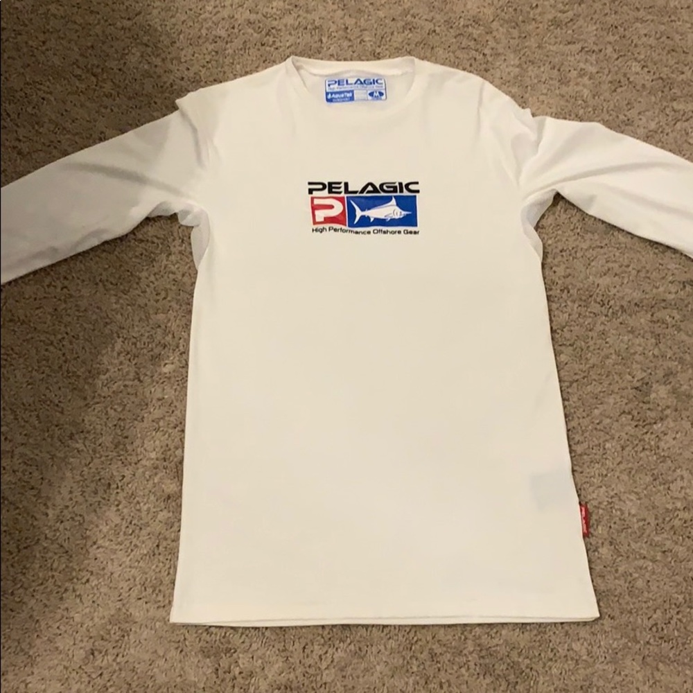 Boys pelagic long sleeve fishing shirt